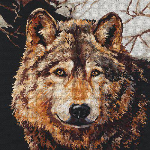 Волк pn Подушки и одеяла > Vervaco. Wolf